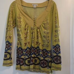 Forever 21 Multicolor Boho Blouse
